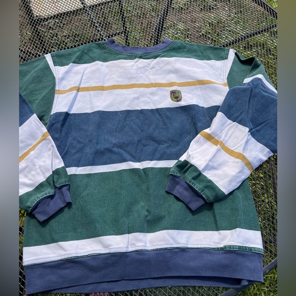 Vintage Structure rugby long sleeve tshirt